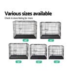 i.Pet 48" Dog Cage Crate Large Kennel 3 Doors - Image 6