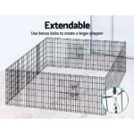 i.Pet 2x36" 8 Panel Dog Playpen Pet Fence Exercise Cage Enclosure Play Pen - Image 6