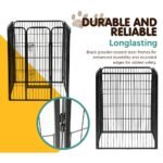 i.Pet 40" 8 Panel Dog Playpen Pet Exercise Cage Enclosure Fence Play Pen - Image 5