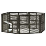 i.Pet Dog Playpen Enclosure 6 Panel Pet Fence Plastic Play Pen - Image 4