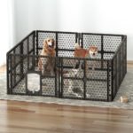 i.Pet Dog Playpen Enclosure 8 Panel Pet Fence Plastic Play Pen - Image 8