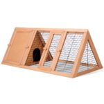 i.Pet Rabbit Hutch Chicken Coop 119cm x 51cm x 44cm Chicken Coop Large Run Wooden Cage Outdoor - Image 3