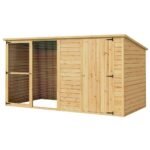 i.Pet Dog Kennel Extra Large 2.28M Wooden House Bed Outdoor Pet Puppy Cabin Log - Image 3