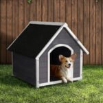 i.Pet Dog Kennel Wooden Large Outdoor House Indoor Puppy Pet Cabin Weatherproof - Image 8