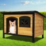 i.Pet Dog Kennel Extra Large Wooden Outdoor Indoor Puppy Pet House Cabin Crate Weatherproof - Image 8