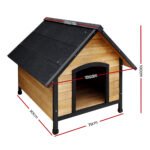 i.Pet Dog Kennel Extra Large Wooden Outdoor House Pet Puppy House XL Crate Cabin Waterproof - Image 2