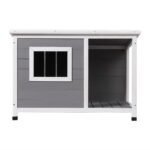 i.Pet Dog Kennel House Large Wooden Outdoor Pet Kennels Indoor Puppy Cabin Log - Image 3