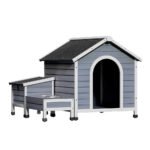 i.Pet Dog Kennel House Large Wooden Outdoor Pet Kennels Indoor Puppy Cabin