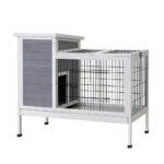 i.Pet Rabbit Hutch Chicken Coop 97cm x 49cm x 86cm Chicken Coop Large Run Wooden Outdoor Cage House - Image 7