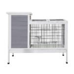 i.Pet Rabbit Hutch Chicken Coop 97cm x 49cm x 86cm Chicken Coop Large Run Wooden Outdoor Cage House - Image 3