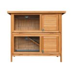i.Pet Rabbit Hutch Chicken Coop 91.5cm x 45cm x 82cm Chicken Coop Large Wooden House Run Cage - Image 3