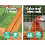 i.Pet Chicken Coop Rabbit Hutch 180cm Extra Large Wooden Chicken House Run XL Hen Cage - Image 4