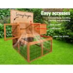 i.Pet Chicken Coop Rabbit Hutch 96cm x 96cm x 100cm Large Chicken Coop Run Wooden Cage Outdoor House - Image 5
