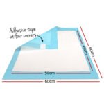 i.Pet Pet Training Pads 400pcs 60x60cm Puppy Dog Toilet Pee Indoor Super Absorbent Blue - Image 2
