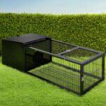 i.Pet Rabbit Cage 122x52cm Hutch Enclosure Carrier Metal - Image 7