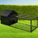 i.Pet Rabbit Cage Hutch 162x60cm Enclosure Metal - Image 7