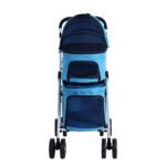 i.Pet Pet Stroller Dog Pram Large Cat Carrier Travel Foldable 4 Wheels Double - Image 3