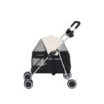 i.Pet Pet Stroller Pram Dog Cat Carrier Cage Large Travel Pushchair Foldable 4 Wheels - Image 3