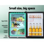 Glacio 80L Portable Fridge Bar Upright 12V/24V/240V Camping Caravan - Image 4