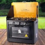 Devanti Portable Gas Oven LPG Black - Image 7