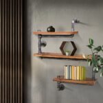 Artiss Floating DIY Pipe Shelf 3 Tiers - IONA - Image 7