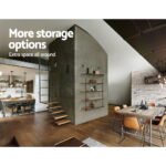 Artiss Floating DIY Pipe Shelf 5 Tiers - ISSA - Image 4