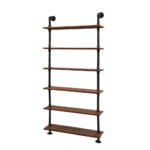 Artiss Floating DIY Pipe Shelf 6 Tiers - IRA