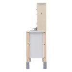 Keezi Kids Kitchen Play Set Wooden Pretend Toys Cooking Children Cookware Sink - Image 4