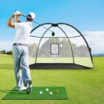 Everfit 3.5m Golf Practice Net with Driving Mat Training Aid Target Hitting - Image 8