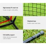 Everfit 7ft Baseball Net Pitching Kit with Stand Softball Training Aid Sports - Image 3