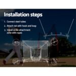 Everfit 7ft Baseball Net Pitching Kit with Stand Softball Training Aid Sports - Image 6