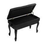 Alpha Piano Bench Stool Adjustable Height Keyboard Seat - Image 3