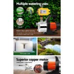 Giantz Garden Water Pump High Pressure 1500W Max. Tank Rain Farm Irrigation House Yellow - Image 5