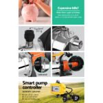 Giantz Garden Water Jet Pump High Pressure 800W Max. Tank Rain Farm Irrigation Yellow - Image 6