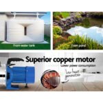 Giantz Garden Water Jet Pump High Pressure 1100W Tank Rain Farm Irrigation House - Image 5