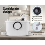 Giantz Macerator Sewerage Pump Waste Water Marine Toilet Disposal Unit Clean - Image 5