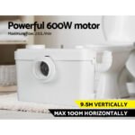 Giantz Macerator Sewerage Pump Waste Water Marine Toilet Disposal Unit Laundry - Image 4