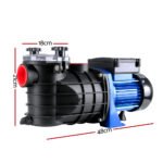 Giantz Pool Pump Swimming Pump Water 1200W Max. 1.6HP Electric Circulation Spa Filter - Image 2