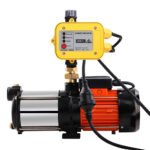 Giantz 1800W Max 5-Stage Garden Water Pump High Pressure Irrigation Booster Pump, Automatic Multi-Stage External Sprinkler Pump for Rainwater Tank Transfer, Home Farm Lawn, Yellow - Image 3