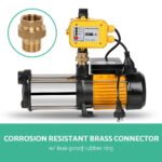 Giantz Garden Water Pump High Pressure 2500W Max 5-Stage Tank Irrigation Transfer Booster Yellow - Image 5