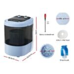 Devanti Portable Washing Machine 3KG Black - Image 2
