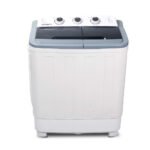 Devanti Portable Washing Machine Twin Tub 4.6KG White - Image 3