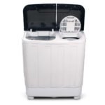 Devanti Portable Washing Machine Twin Tub 4.6KG White - Image 4