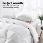Giselle Bedding 700GSM Duck Down Feather Quilt King - Image 3