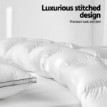 Giselle Bedding 700GSM Duck Down Feather Quilt Queen - Image 4