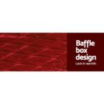 Giselle Bedding Faux Mink Quilt Burgundy King - Image 5