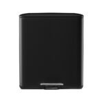 Cefito Pedal Bins Rubbish Bin Dual Compartment Waste Recycle Dustbins 40L Black - Image 3