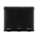 Cefito Pedal Bins Rubbish Bin Triple Compartments Waste Recycle Dustbins 45L - Image 3