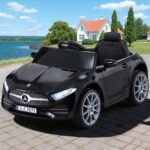 Kids Electric Ride On Car Licensed Outdoor Toys Cars Music Remote Black - Image 7