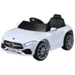 Kids Electric Ride On Car Licensed Outdoor Toys Cars Music Remote White - Image 2